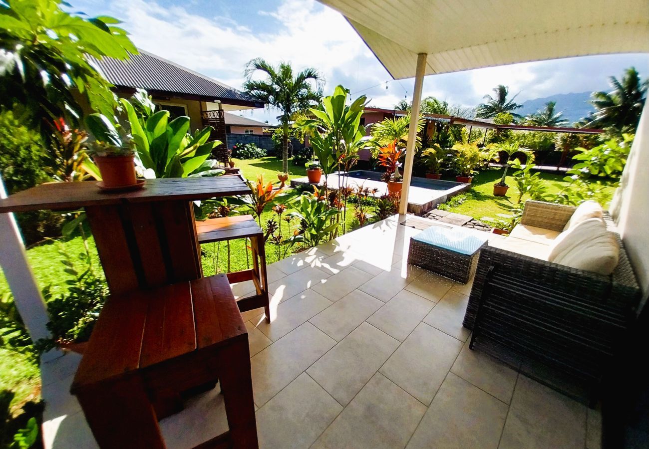 Bangalô em Taravao - TAHITI - Bungalow Toah Toru