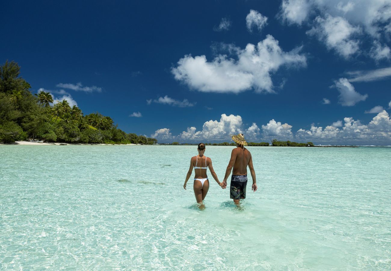 Ferienhaus in Paopao - MOOREA - Paopao Pool Mountain