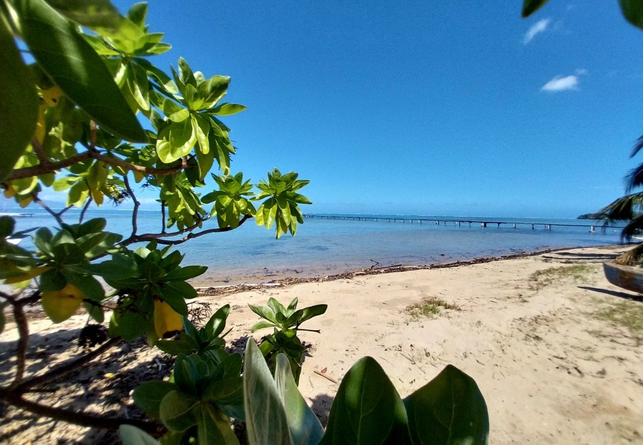 Ferienhaus in Maatea - MOOREA - Manihini Beach Fare