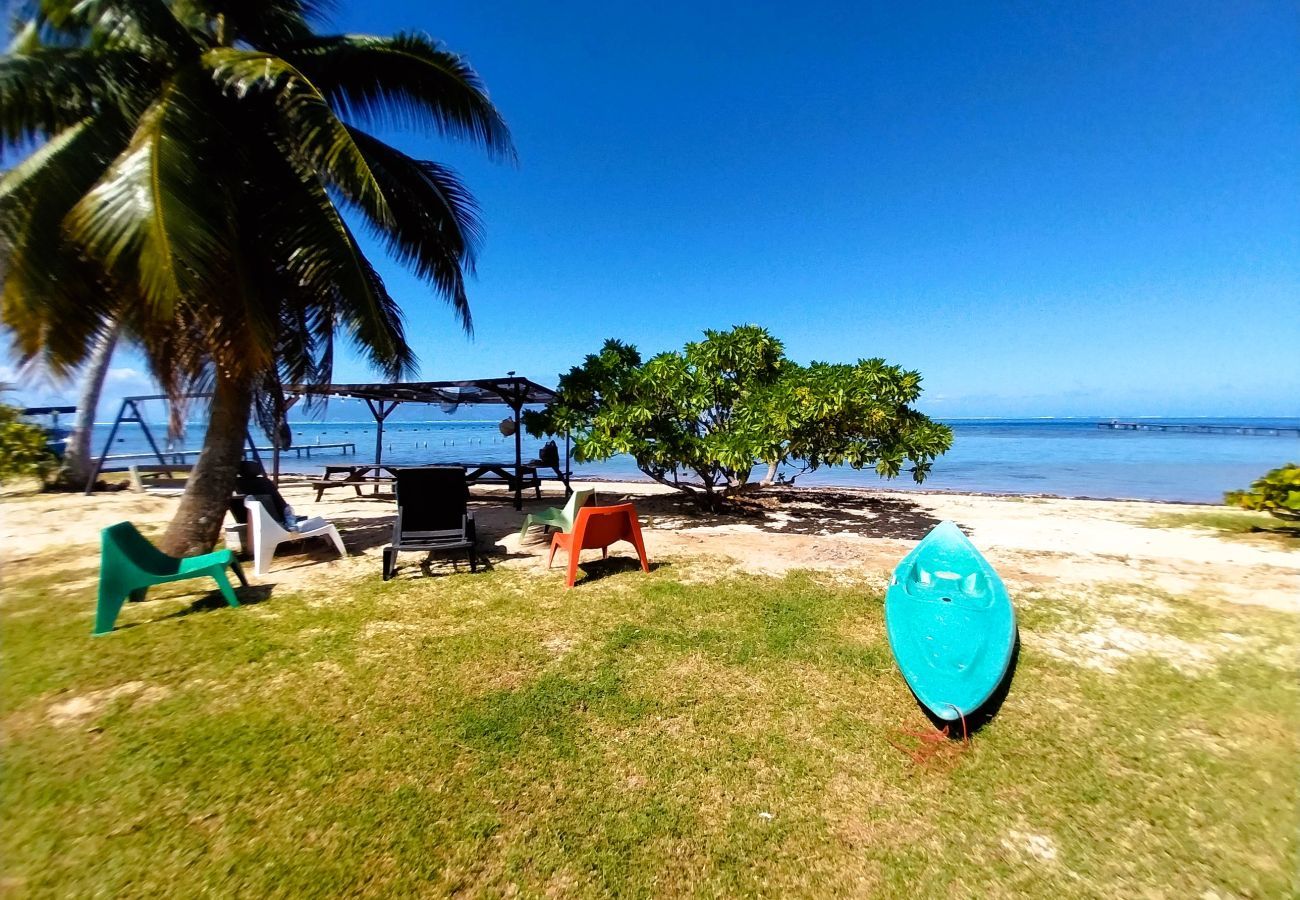 Ferienhaus in Maatea - MOOREA - Manihini Beach Fare