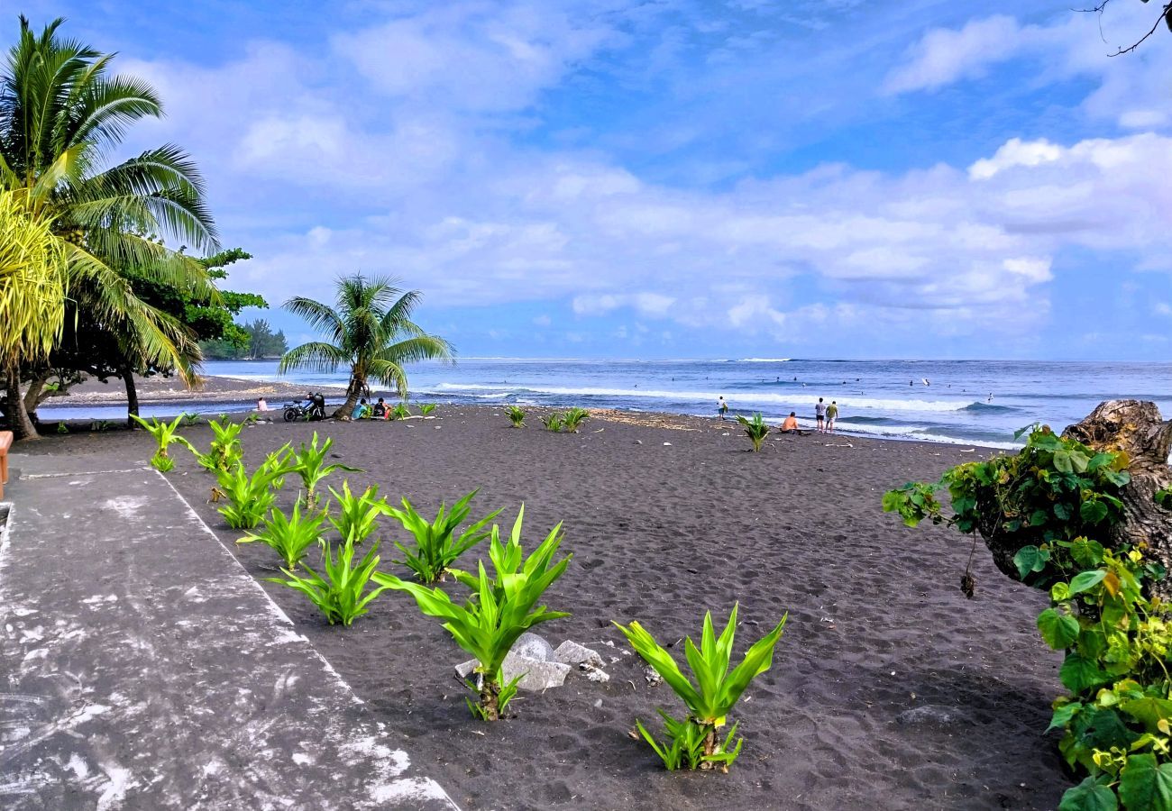 Ferienhaus in Papara - TAHITI - Taumatariki Beach Hoe