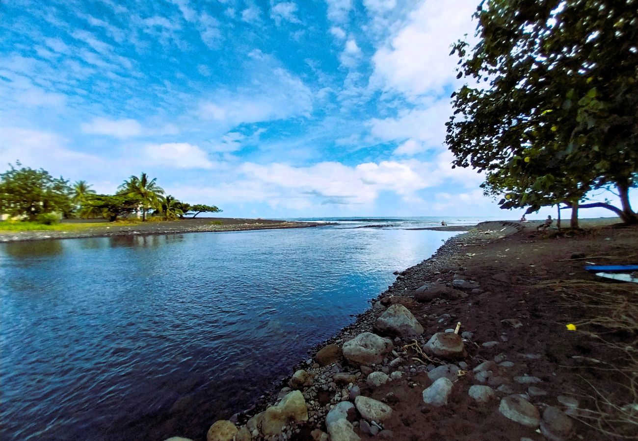 Ferienhaus in Papara - TAHITI - Taumatariki Beach Hoe