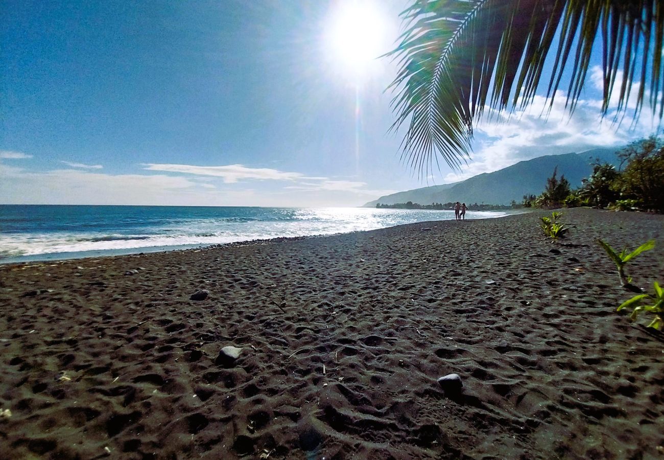 Ferienhaus in Papara - TAHITI - Taumatariki Beach Hoe